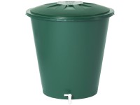 Garantia Regentonne rund Grün 210 l inkl. Deckel und Hahn