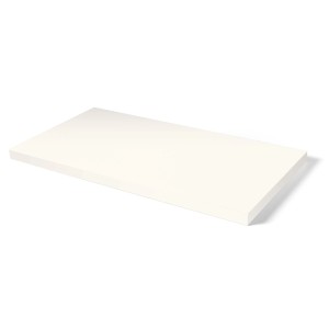 Pannello per mobili bianco, 260x20x1,9 cm, per scaffali e costruzione mobili.