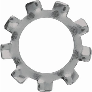 Rondelle dentelée inox Ø 5,3 mm / 20 pcs