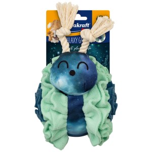 Vitakraft Galaxy Garden gioco per cani a forma di lumaca in poliestere e cotone.
