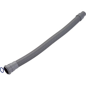 Tuyau flexible HT gris de 750 mm en plastique pour installation sanitaire, utilisation flexible.