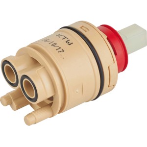 Cartuccia ceramica di ricambio Ø 35 mm per WT-5062, cartuccia per miscelatore monocomando con funzione di risparmio idrico.