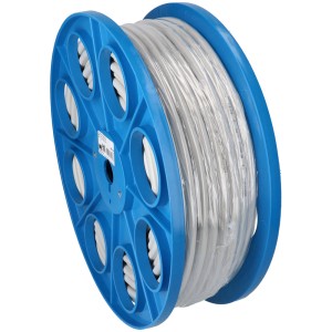 Câble TT gris CH-N1VV-U5G2,5 au mètre sur touret bleu.