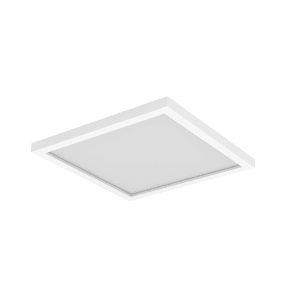 Panneau LED carré blanc Philips Hue Aurelle (30x30 cm) pour un éclairage d'ambiance.
