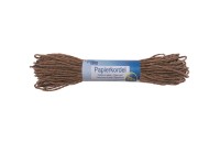 Papierkordel Braun Ø 1 mm / Länge 20 m