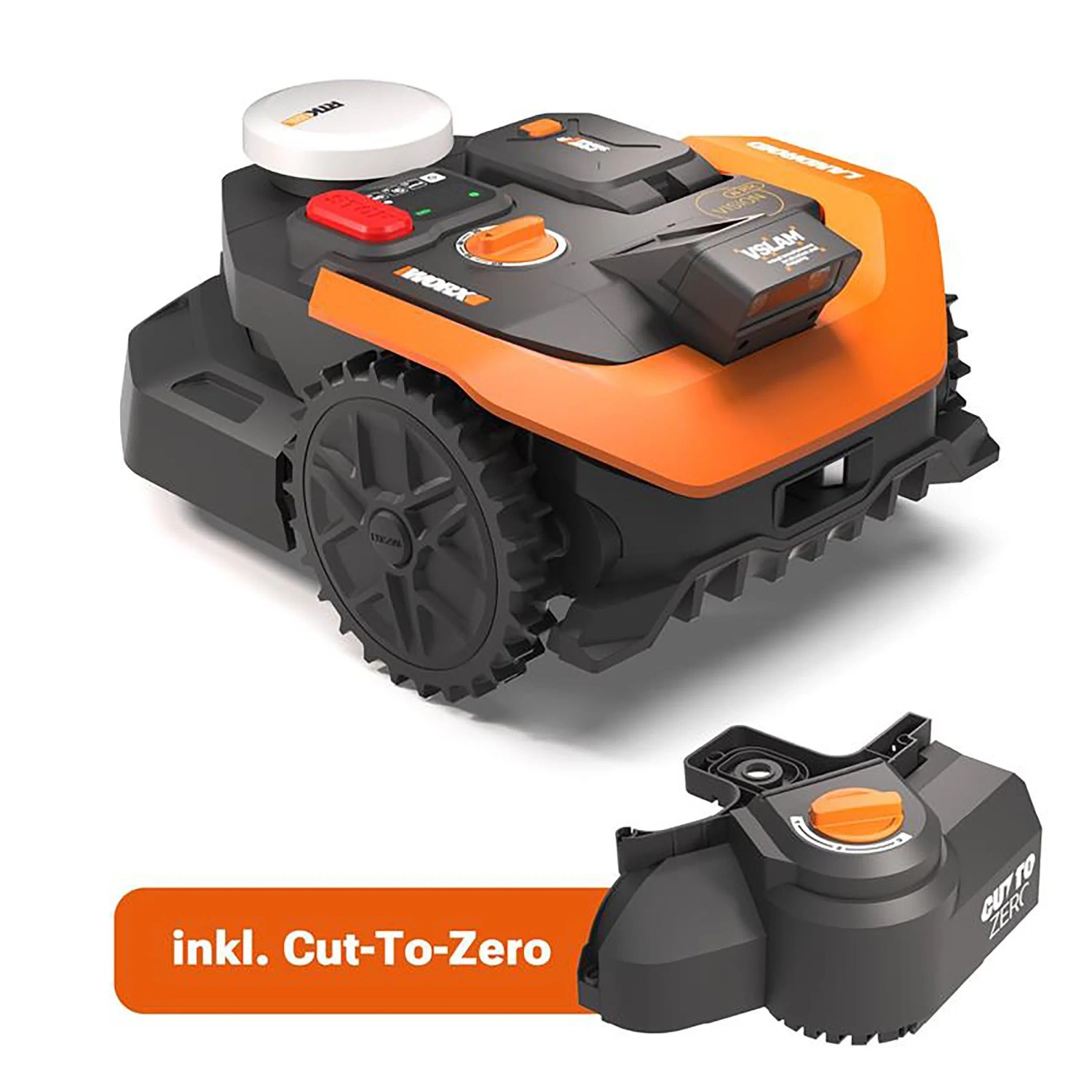 Worx Robot de tonte M650 Landroid Vision Cloud incl. module Cut to Zero ...