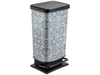 Rotho Treteimer Paso Blau-Weiss 40 l