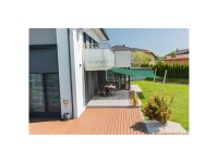 Windhager Tenda parasole a vela Capri quadrata Oliva 4 x 4 m