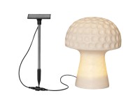 Star Trading LED-Solar-Dekoration Sandy Weiss 0,4 W / 19 x 19 x 24 cm