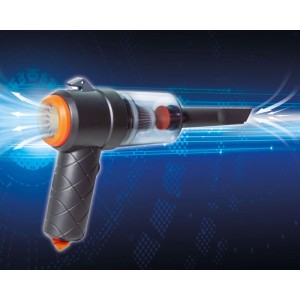 Aspirateur à main sans fil noir Starlyf Clean-All Vac avec accessoires. Aspirateur compact.