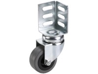 Doerner + Helmer Lenkrolle mit Winkelblech Stahl verzinkt Ø 5 cm / Höhe 7,5 cm