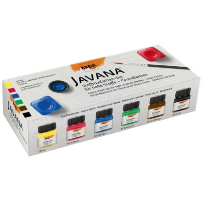 Kreul Javana Stoffmalfarben-Set 6 x 20 ml