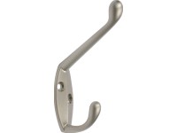 Siro Garderobenhaken 745 Nickel matt Lochabstand 12 mm Siro Garderobenhaken 745 Nickel matt Lochabstand 12 mm