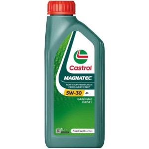 Huile moteur Castrol Magnatec 5W-30 A5, bouteille de 1 litre pour moteurs essence et diesel.