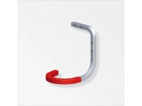 Wand-Decke-Fahrradhaken Aluminium gummiert Rot Wand-Decke-Fahrradhaken Aluminium gummiert Rot