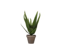 Mica Decorations Kunstpflanze Aloe Vera Grün Topf Ø 16 cm / Höhe 30 cm