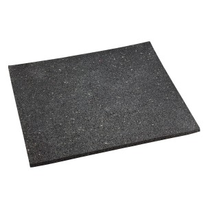 Tappetino per lavatrice, 60x60x1 cm, in gomma, fonoassorbente e antivibrazione.