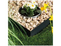 Bellissa Rasenkante Metall Anthrazit 118 x 12,5 cm