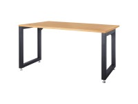 Kraftwerk Werkbank mit 2 Joch Holzplatte Schwarz (HxBxT) 88 x 160 x 80 cm Kraftwerk Werkbank mit 2 Joch Holzplatte Schwarz (HxBxT) 88 x 160 x 80 cm