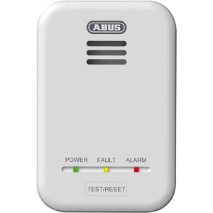 Détecteur de gaz Abus GWM100ME : Avertit de manière fiable des fuites de gaz, pour plus de sécurité à la maison.