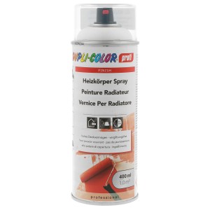 Dupli-Color Heizkörperspray Reinweiss, seidenglänzend, 400ml Dose.