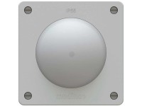 Druckschalter Exo Schema 3 IP55 beleuchtet Grau Gr. 1 x 1