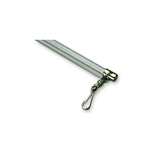 Gardinia Asta tiratenda, trasparente, 75 cm, confezione da 2. Per un facile movimento della tenda.