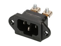 Spina per apparecchi 3 poli Nero Spina per apparecchi 3 poli Nero