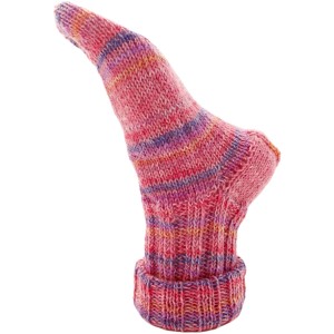 Laine Myboshi mysocks Merino Pfingstrose, fil à chaussettes multicolore en laine mérinos et polyamide.