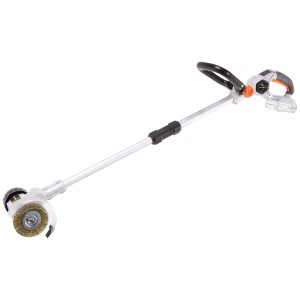 Spazzola per fughe Batavia Maxxpack con spazzola metallica (Ø 10 cm) e manico telescopico.
