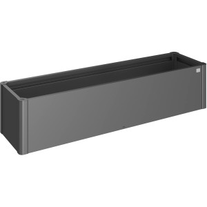 Biohort Belvedere Mini potager surélevé, taille 200, gris foncé métallisé, pour jardin, balcon et terrasse.