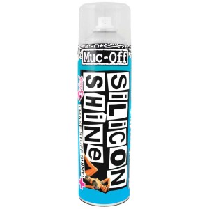 Muc-Off Pflegespray Silicone Shine 500ml für Fahrradpflege, blau