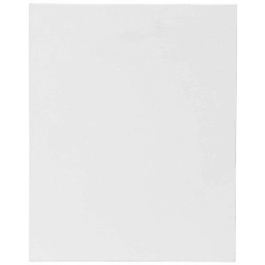 Cartone telato bianco rivestito, 24 x 30 cm, ideale per pittura a olio e acrilico.