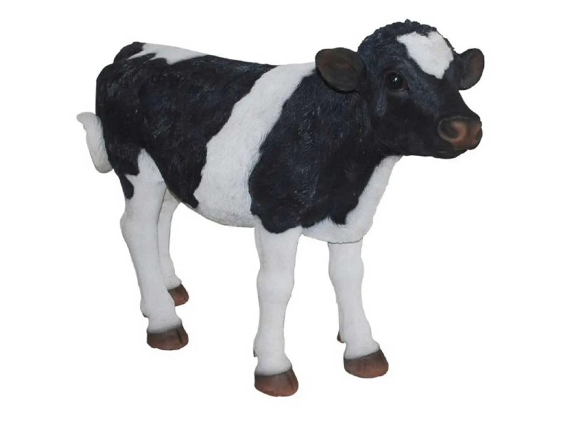 Gartendekoration Kalb Aus Harz – Stehend, Frostbeständig, Für Innen & Außen
