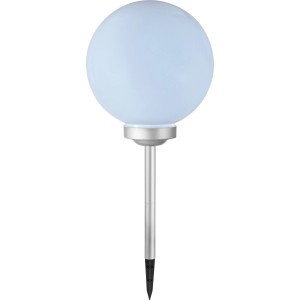 Lampe solaire boule Trani LED, Ø 20 cm, avec piquet pour le jardin.