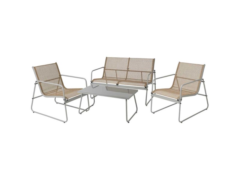 GartenmöbelSet Taupe 4tlg. kaufen bei OBI