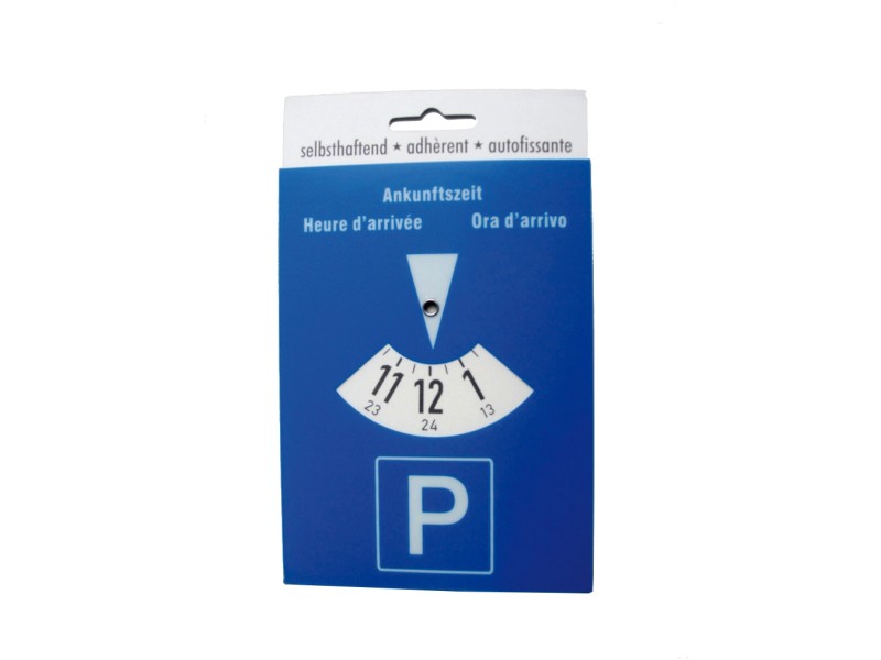 Disque de Stationnement Parking Disc Européen Zone Bleue 10 x 12