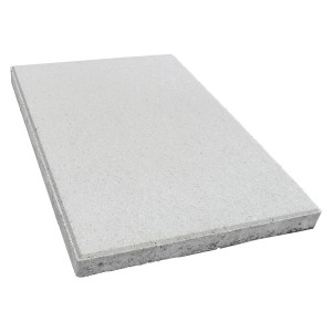 Diephaus lastra per pavimentazione grigio cemento, 60x40x4 cm, con smusso. Lastra in cemento per terrazzi e vialetti.