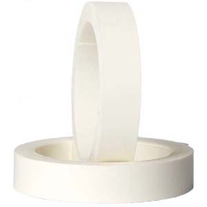 Rotolo di bordatura bianca autoadesiva, 20 m x 16 mm, per piani di lavoro.