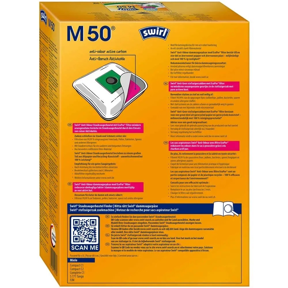 Swirl® Staubsaugerbeutel M50 Neutraliz Air 4 Stk. kaufen bei OBI