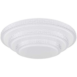Plafonnier LED blanc Globo Magnifique, dimmable, contrôlable via télécommande et application.