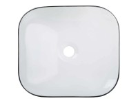 Aufsatzwaschtisch Cuando Weiss-Schwarz 45 cm Aufsatzwaschtisch Cuando Weiss-Schwarz 45 cm