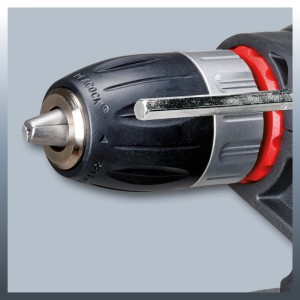 Dettaglio: Trapano a percussione Einhell TC-ID 550 E con mandrino autoserrante.