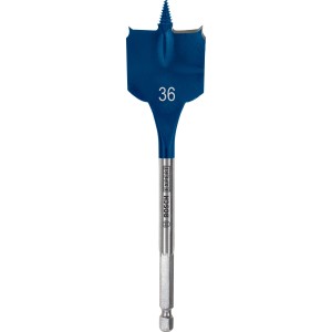 Bosch Flachfräsbohrer Expert Self Cut Speed, 36 mm, für schnelles Bohren in Holz.