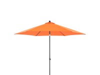 Doppler Parasol à mât central myZone Push Up Orange Ø 300 cm