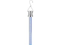 Solar-Hängeleuchte Stab LED Blau Ø 3 cm / Höhe 22 cm