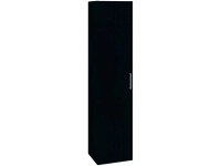 Hochschrank Play Linksanschlag Eiche Schwarz 176 x 40 cm