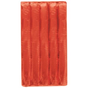 Pâte à modeler rouge, 250g, pour modeler et créer.