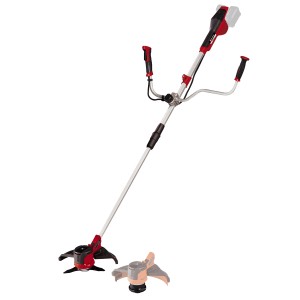 Einhell Agillo Power X-Change Solo, decespugliatore a batteria con filo e lama.