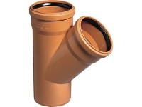 Marley Kanalgrundrohr-Einfachabzweig 45° DN 110/110
